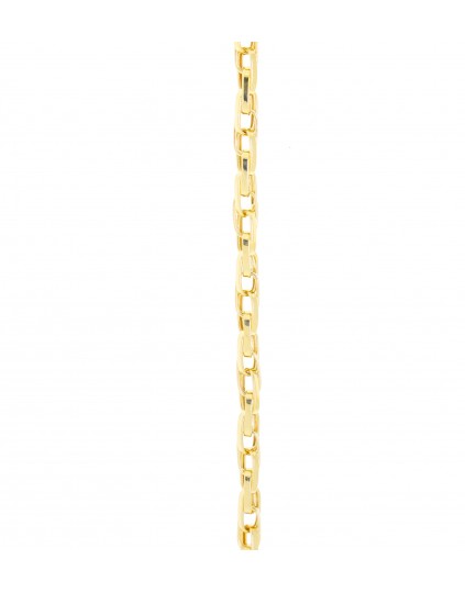 Corrente entrelaçada 10 gramas 60 cm em ouro 18 k